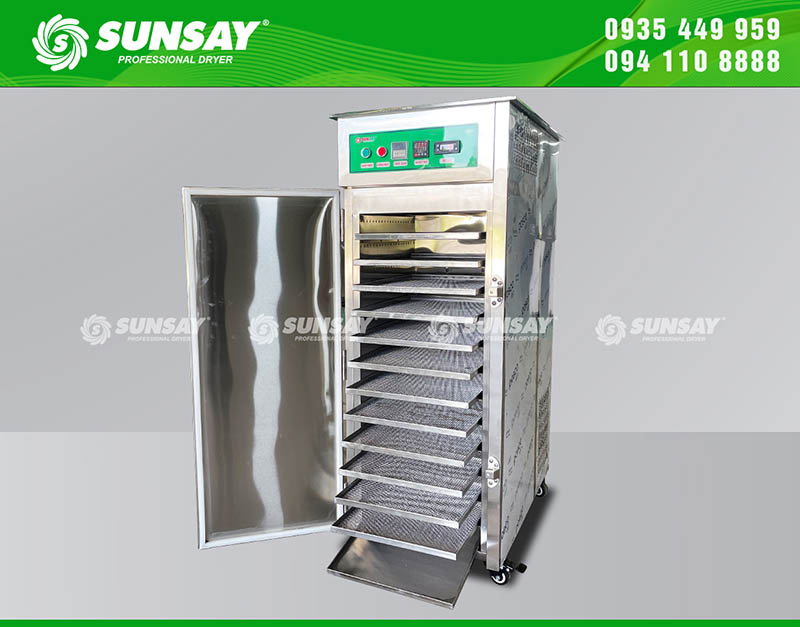 Máy sấy lạnh đối lưu 12 khay mini SUNSAY