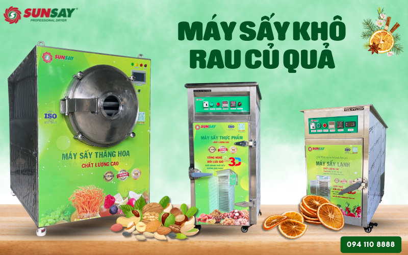 Máy sấy khô rau củ quả