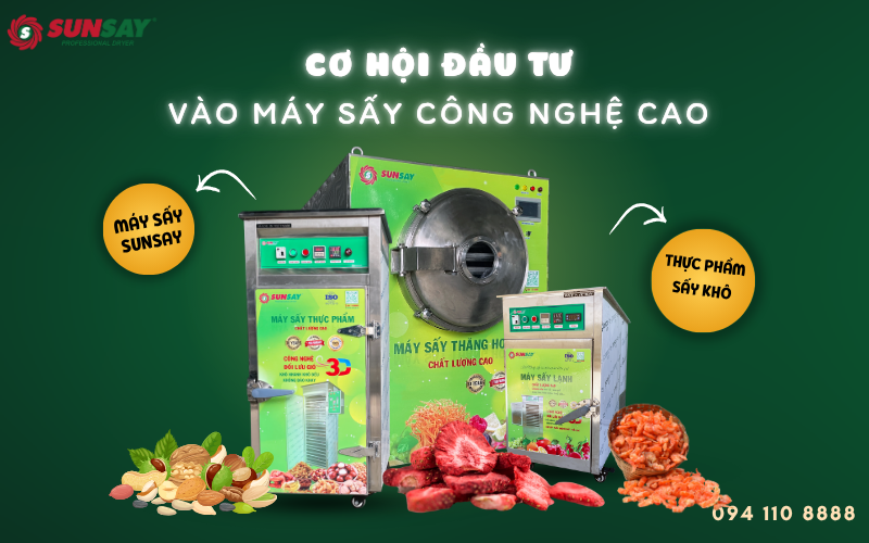 Cơ hội đầu tư vào máy sấy công nghệ cao